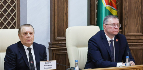 Справядлівасць, устойлівасць, аўтарытэт. На якія моманты звярнулі ўвагу калектыву ВС, прадстаўляючы новага старшыню