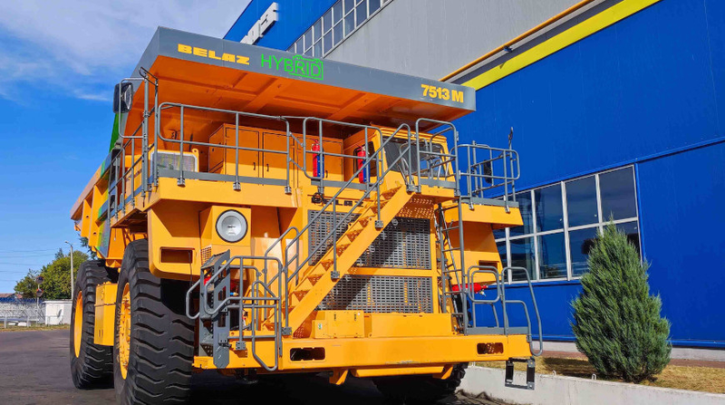 Belarusian BelAZ’s 130-tonne hybrid haul truck off to field trials