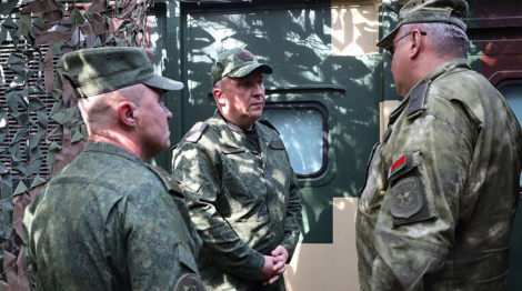 Міністр абароны праверыў гатоўнасць войскаў на вучэнні «Захад-2025»
