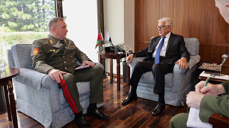 Defense ministers of Belarus, Pakistan discuss interaction in personnel training