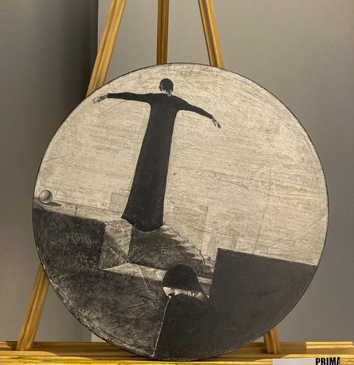 Мастак Антон Цыбізаў зацікаўлены ў пераасэнсаванні сюжэтаў і матываў Антычнасці