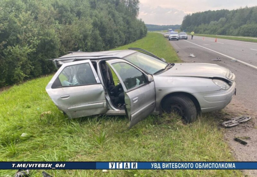У Талачынскім раёне адбылося ДТЗ — адзін чалавек загінуў, чацвёра пацярпелі