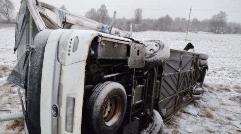 В аварии с пассажирским автобусом в Толочинском районе пострадали пять граждан России