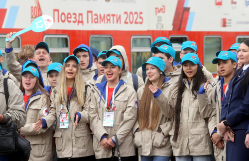 Train of Memory makes a stop in Zhlobin