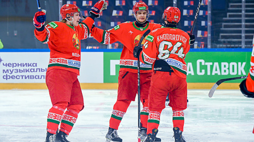 Зборная Беларусі-U20 атрымала першую перамогу на хакейным Кубку Будучыні ў Новасібірску