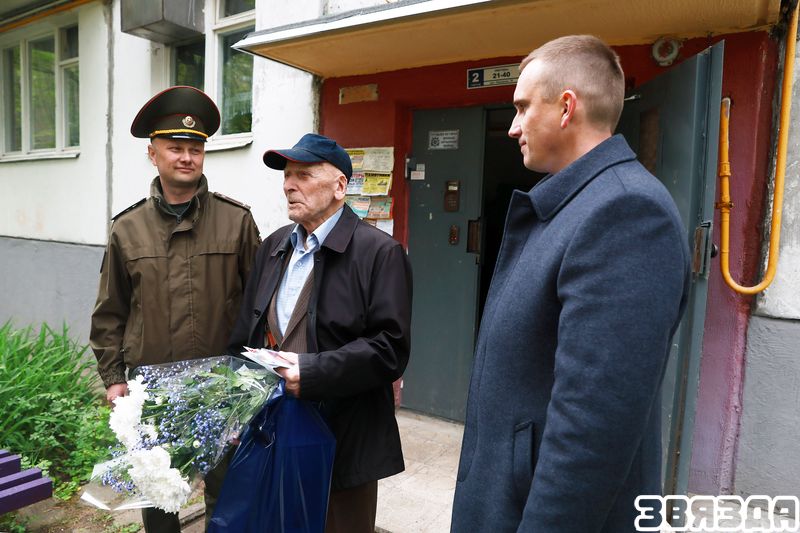 У сталіцы ўрачыста віншуюць ветэранаў з Днём Перамогі
