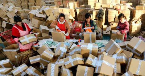 Кур’ерскі сектар Кітая апрацаваў звыш 150 мільярдаў пасылак 