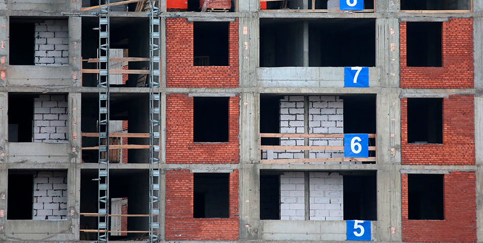 У Беларусі ў студзені-чэрвені пабудавалі 20 тыс. кватэр