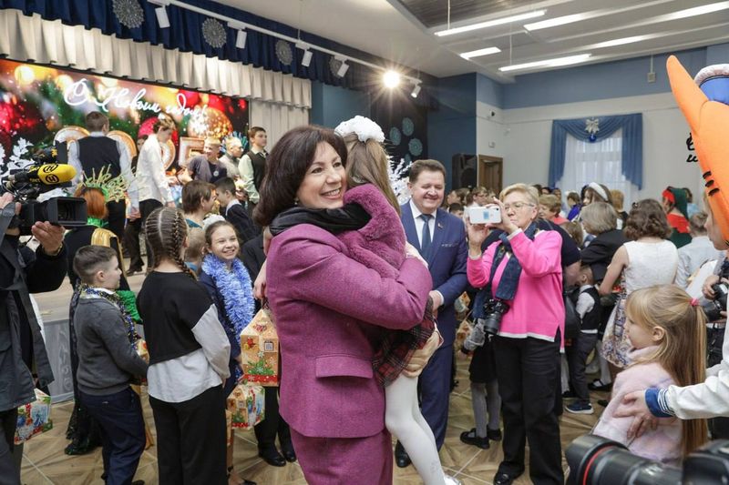 Наталля Качанава павіншавала жыхароў Полацка