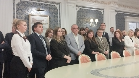 Гасцямі Палаца Незалежнасці сталі тыя, хто яго ўзводзіў