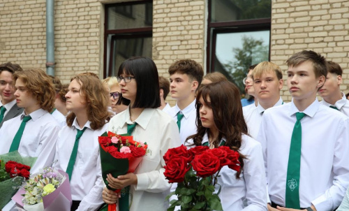 Старшыня Дзяржстандарту ўзяла ўдзел ва ўрачыстай лінейцы да Дня ведаў у Ліцэі БНТУ