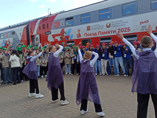 У Магілёве сустрэлі ўдзельнікаў сумеснага беларуска-расійскага культурна-асветнага праекта «Цягнік Памяці»
