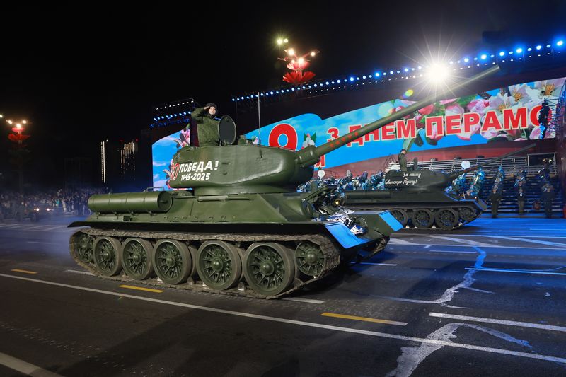2 мая в Минске состоялась первая генеральная репетиция военного парада, посвященного 80-летию Победы советского народа в Великой Отечественной войне