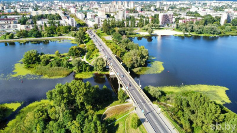 В центре Бреста с 19 по 22 августа ограничат движение по мосту через реку Мухавец ночью