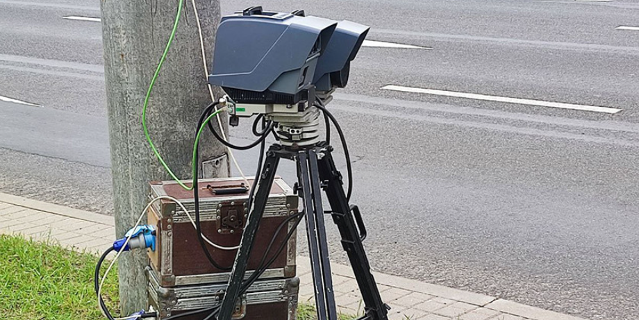 Мабільныя датчыкі кантролю хуткасці працуюць на дзевяці ўчастках дарог Мінска