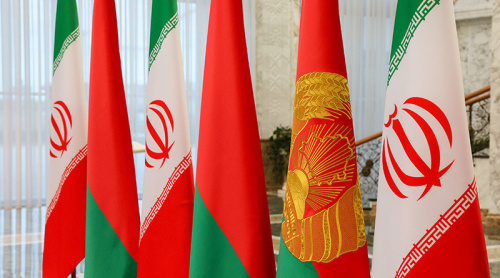 Iranian president arrives at Palace of Independence for talks with Lukashenko