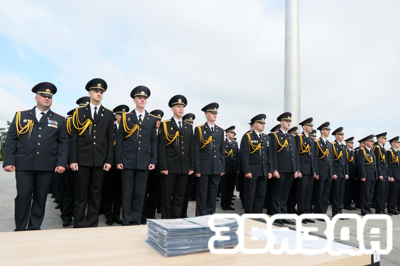У сталіцы адбыўся выпуск афіцэраў устаноў адукацыі Міністэрства ўнутраных спраў Рэспублікі Беларусь