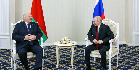 Лукашэнка і Пуцін сустрэліся ў Бішкеку